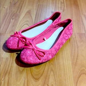 New George girls pink dress shoes